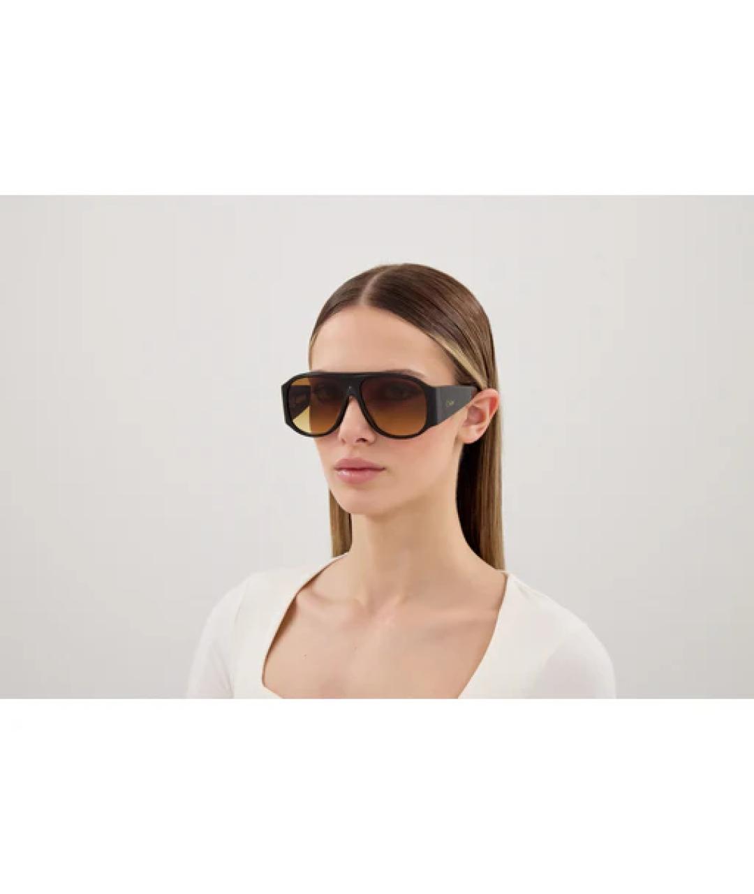 CHLOE Коричневые солнцезащитные очки, фото 2