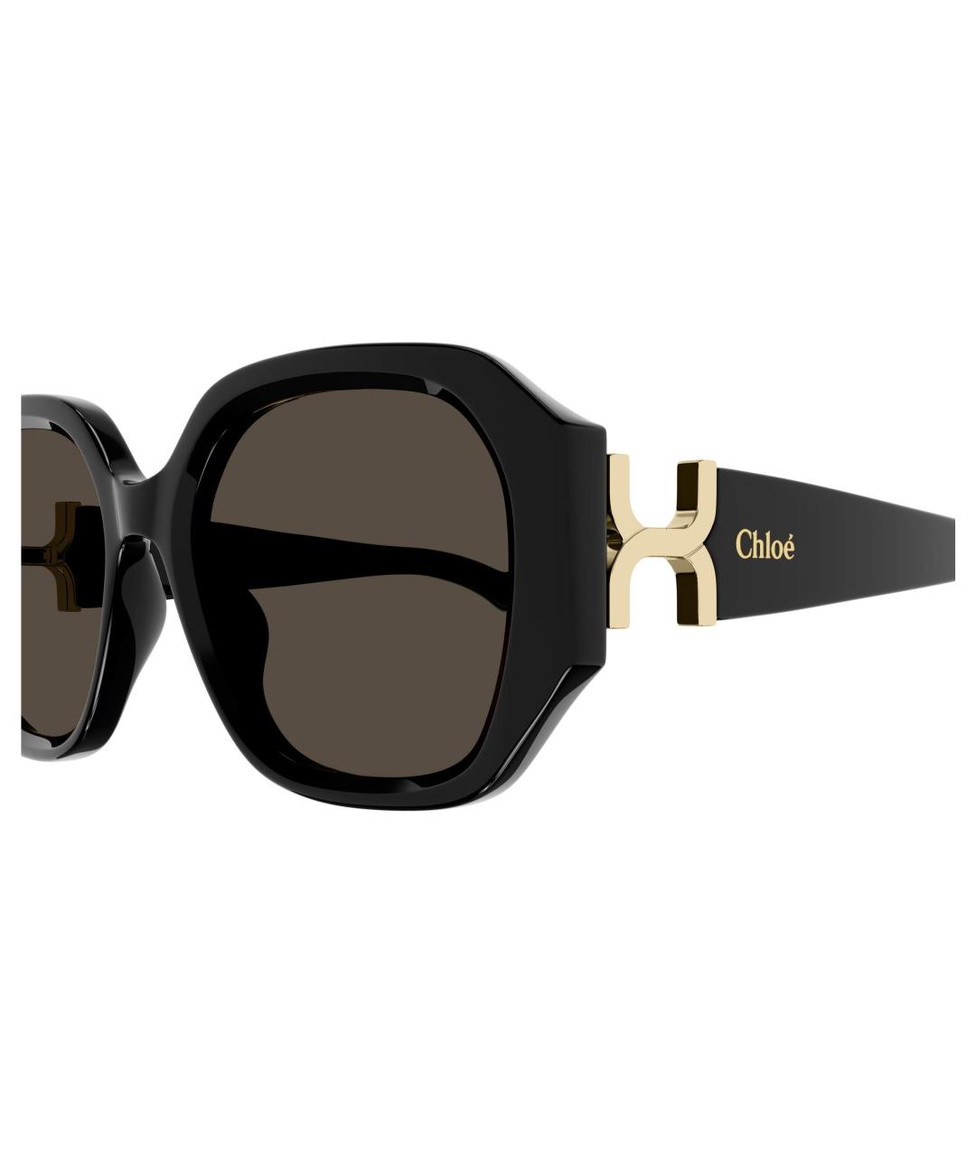 CHLOE Черные солнцезащитные очки, фото 3