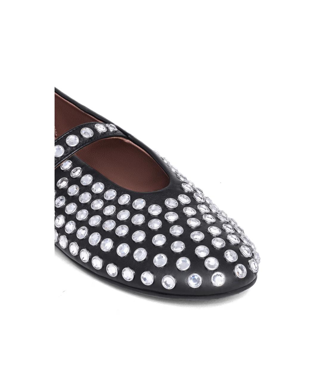 ALAIA Черные кожаные балетки, фото 3