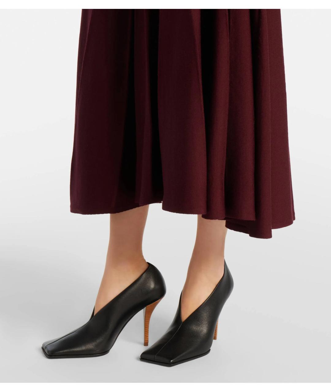 ALAIA Бордовое шерстяное платье, фото 6