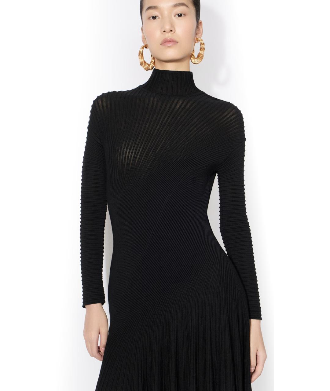 ALAIA Черное шерстяное платье, фото 4