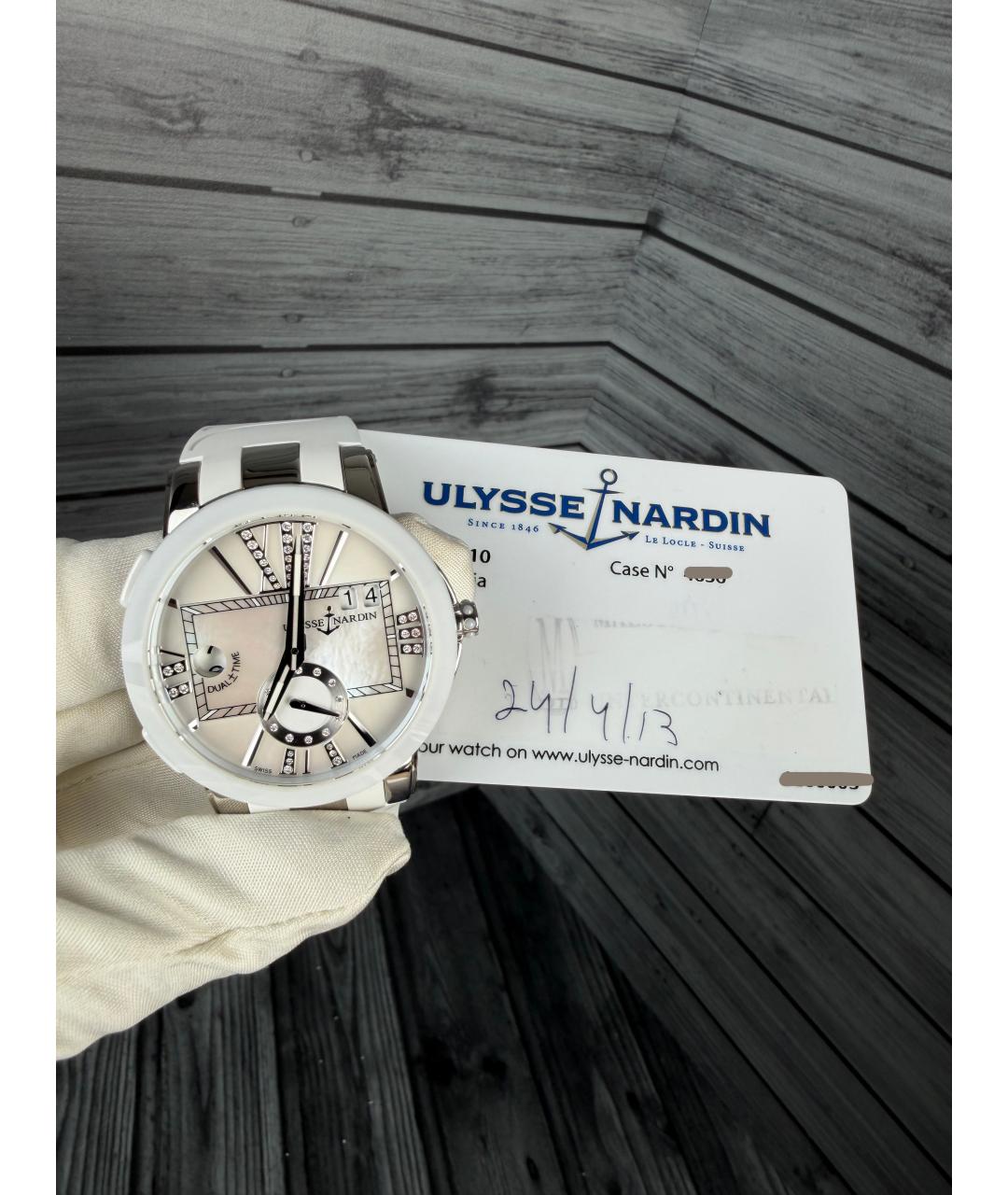 Ulysse Nardin Белые часы, фото 2