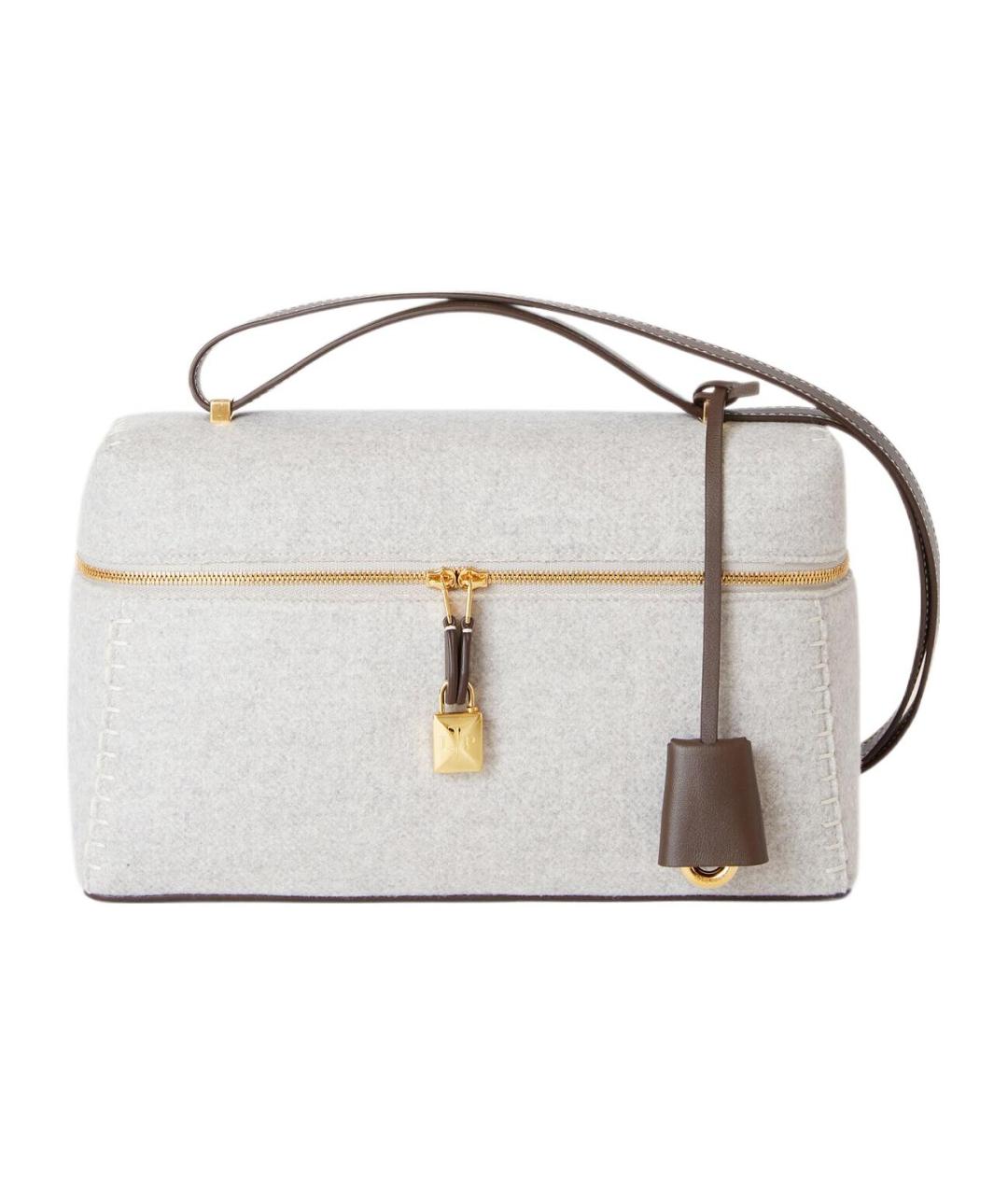 LORO PIANA Серая сумка через плечо, фото 1