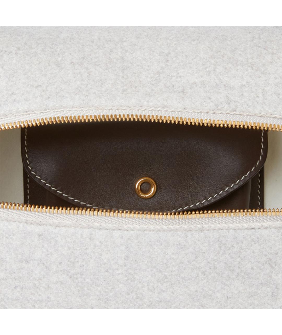 LORO PIANA Серая сумка через плечо, фото 6