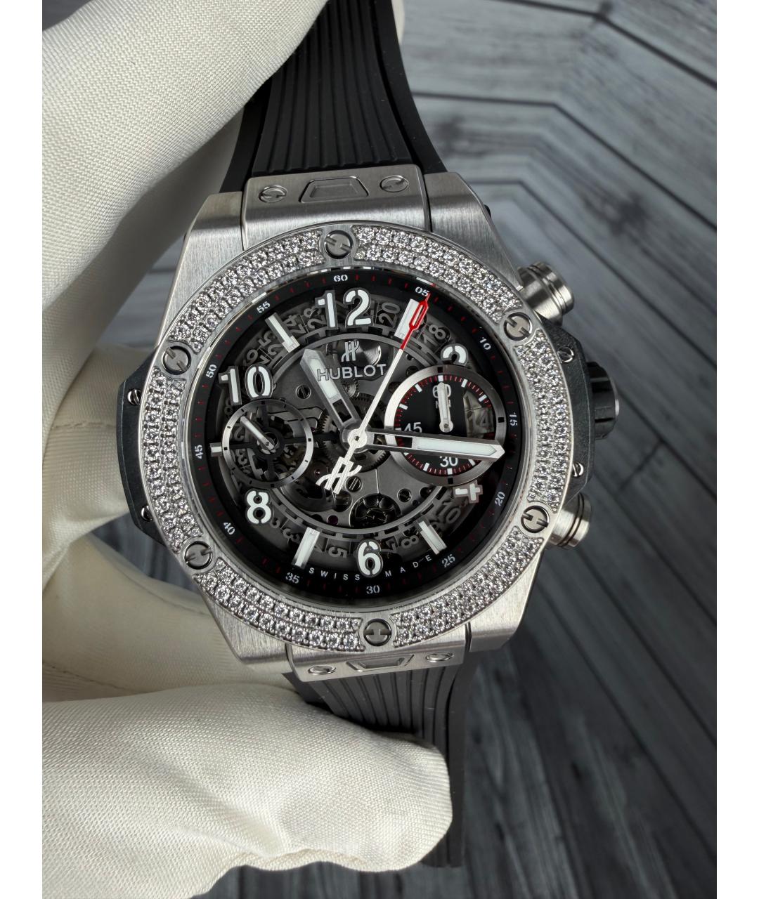 HUBLOT Черные часы, фото 4