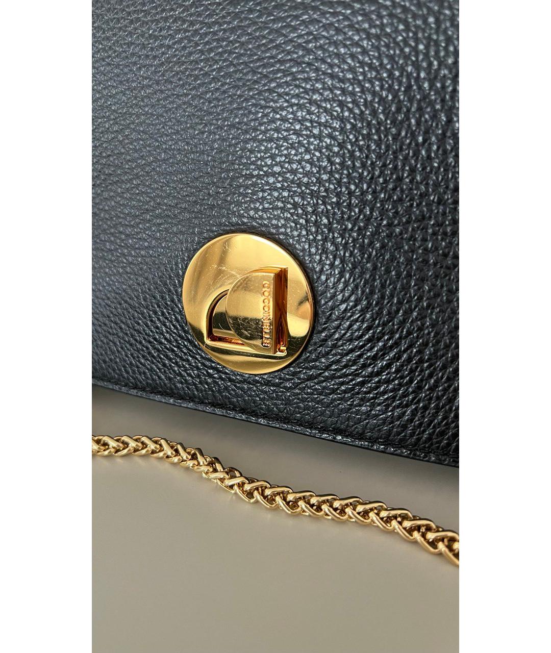 COCCINELLE Черная кожаная сумка через плечо, фото 7