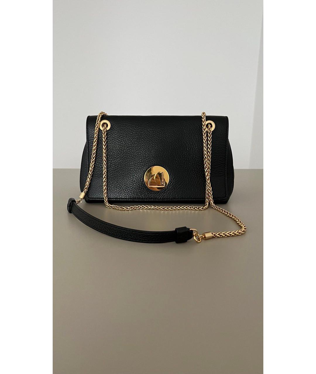 COCCINELLE Черная кожаная сумка через плечо, фото 10