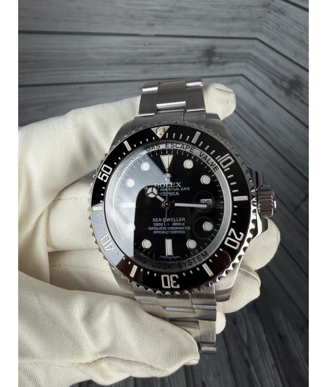 ROLEX Черные часы, фото 3