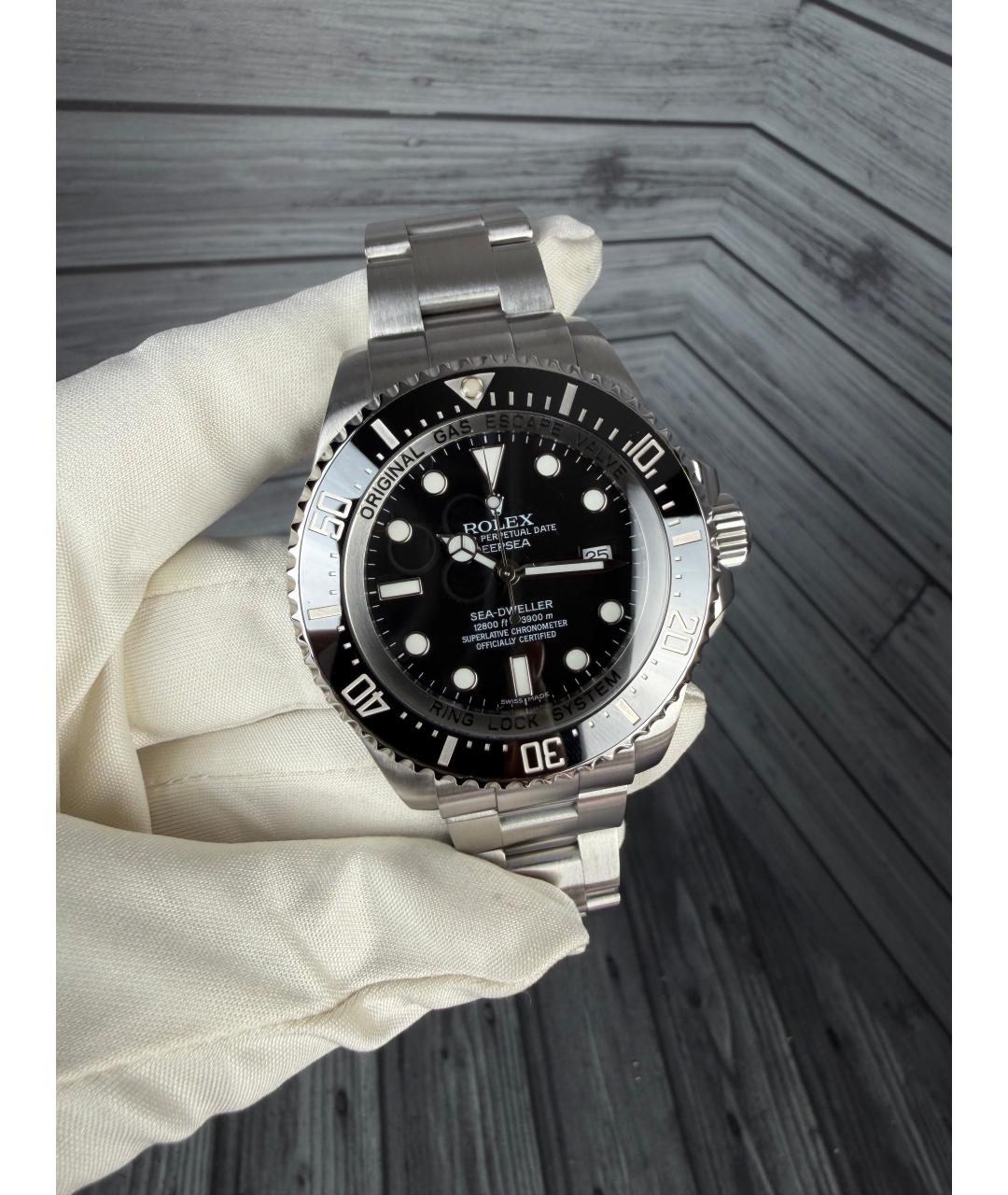 ROLEX Черные часы, фото 2