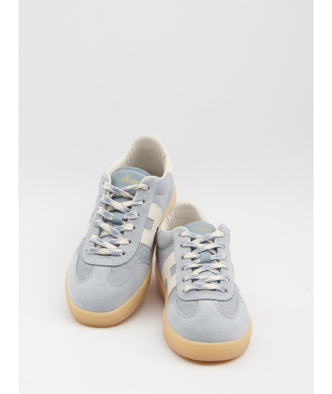 HOGAN Голубые замшевые кеды, фото 5