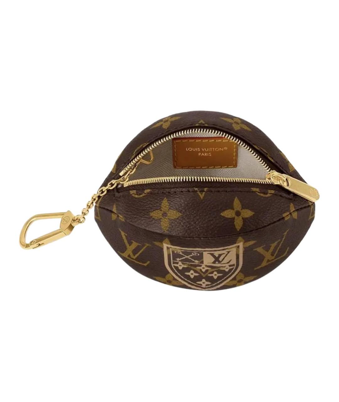 LOUIS VUITTON Коричневый кошелек, фото 3