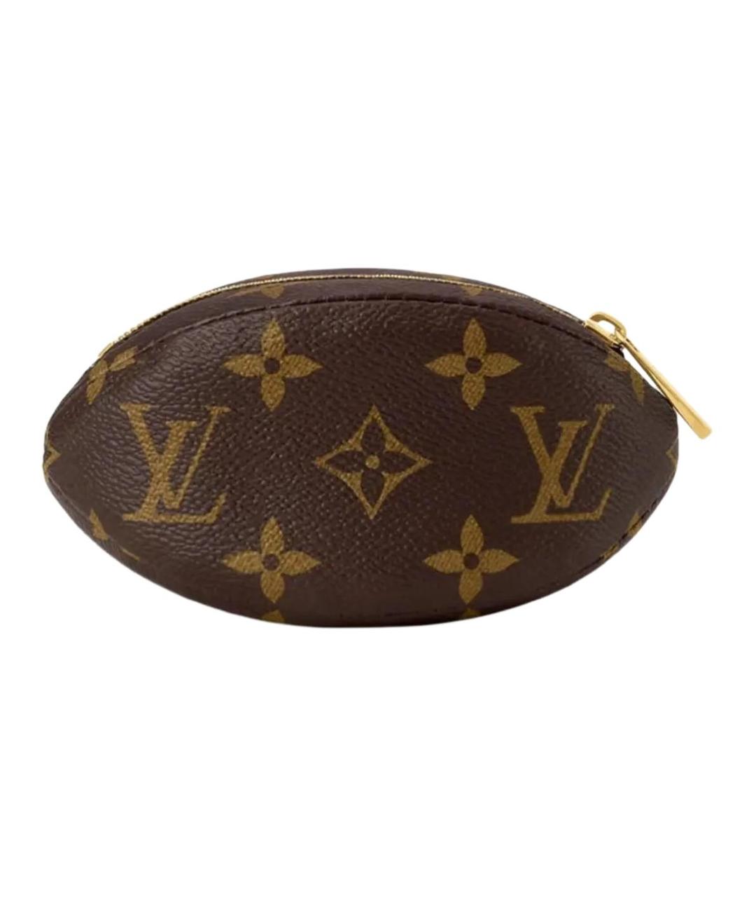 LOUIS VUITTON Коричневый кошелек, фото 4