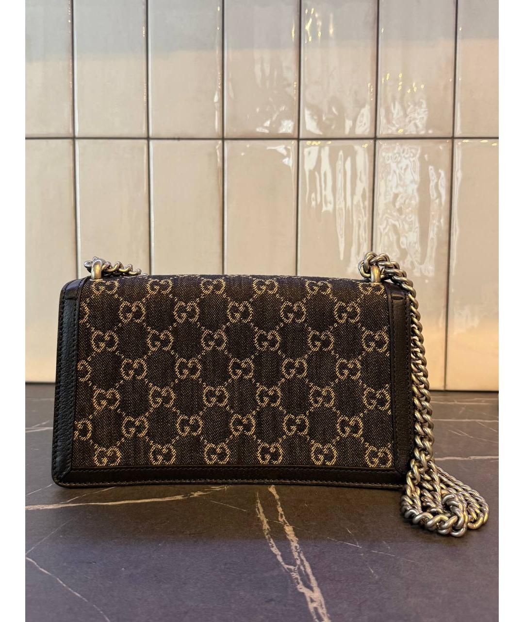 GUCCI Мульти деним сумка через плечо, фото 3