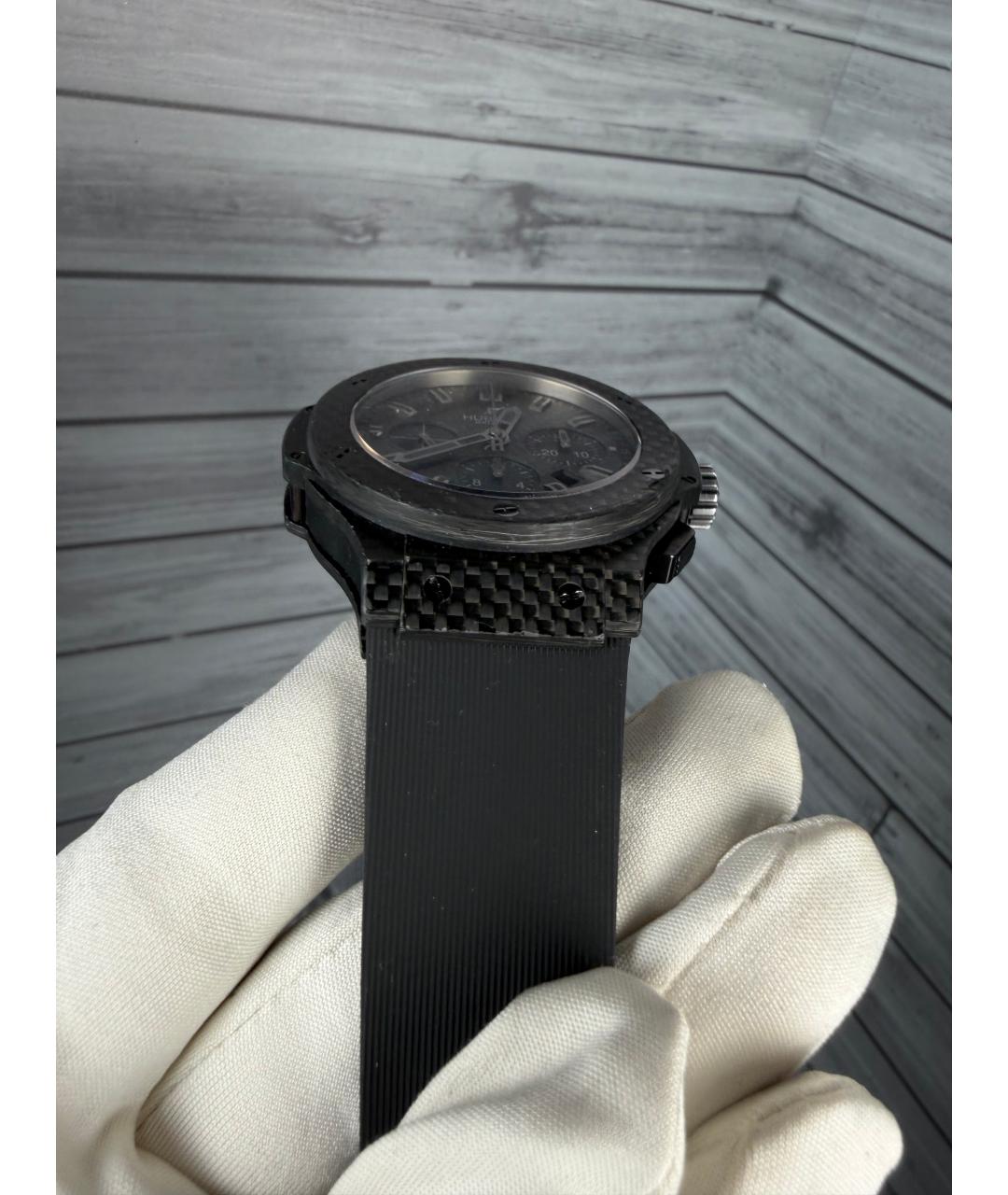 HUBLOT Черные карбоновые часы, фото 7
