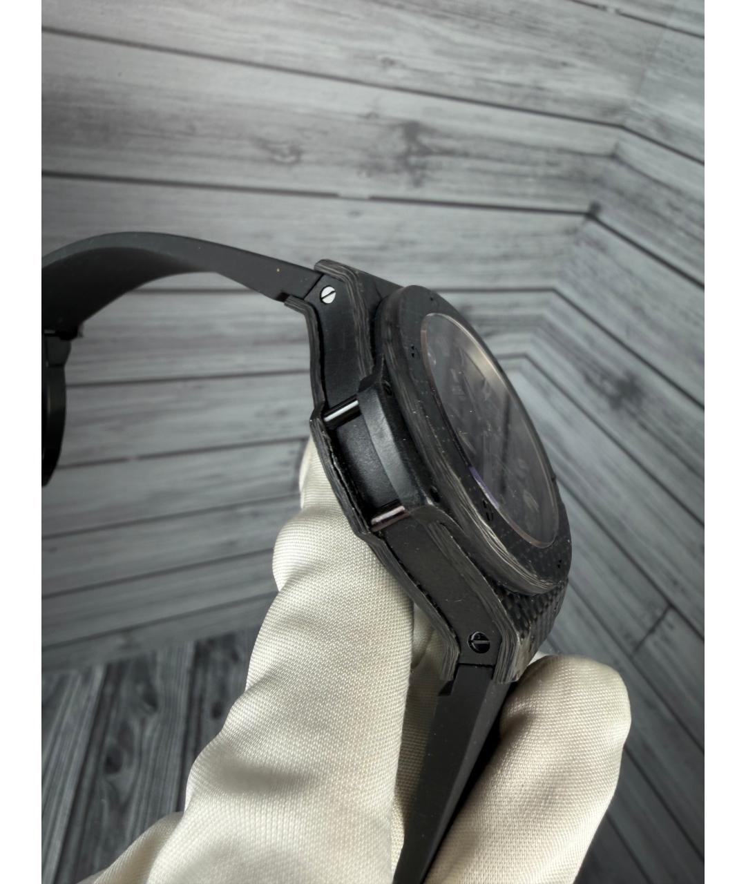 HUBLOT Черные карбоновые часы, фото 6