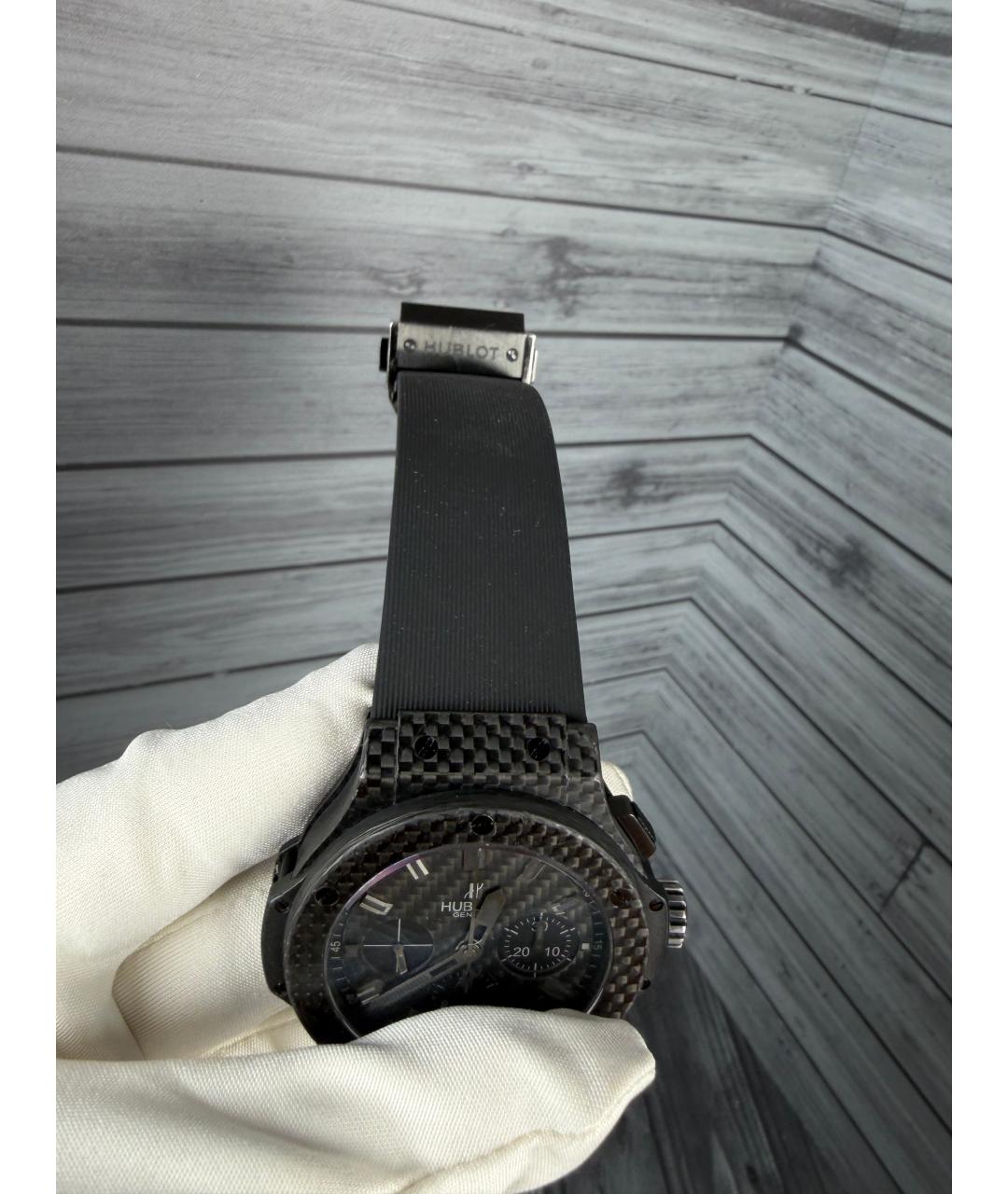 HUBLOT Черные карбоновые часы, фото 8