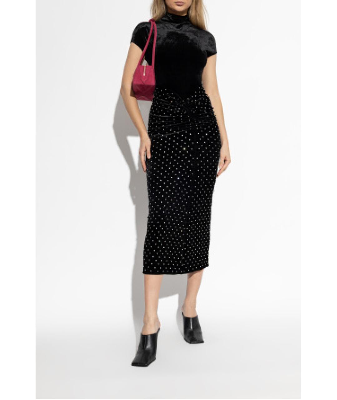 ALAIA Черные кожаные мюли, фото 3