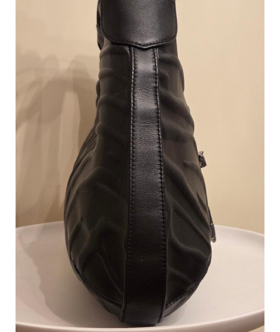 CARTIER Черная кожаная сумка с короткими ручками, фото 7