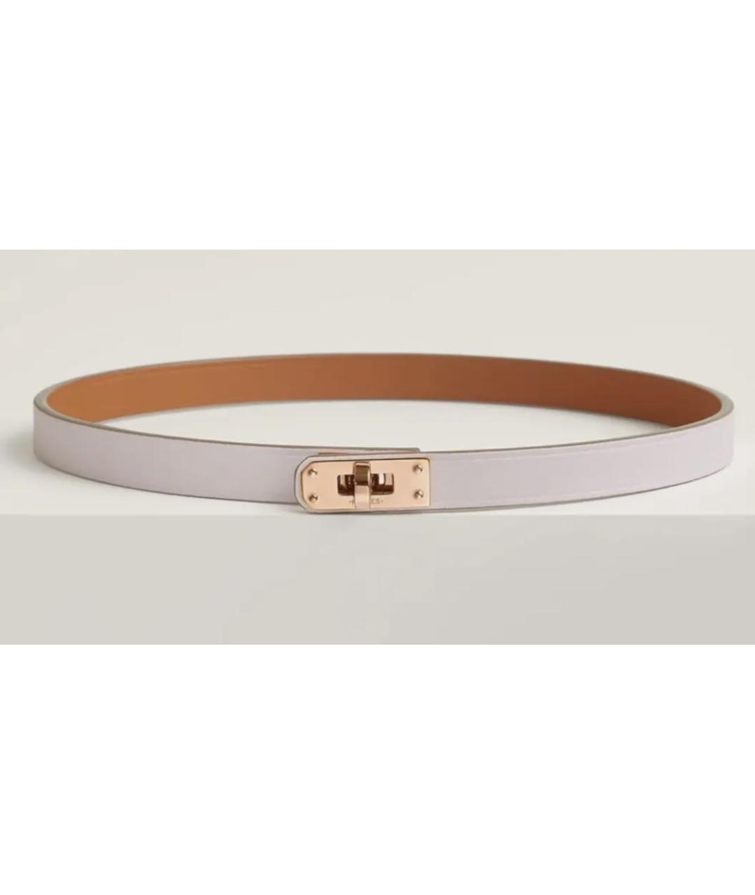 HERMES Розовый кожаный чокер, фото 2