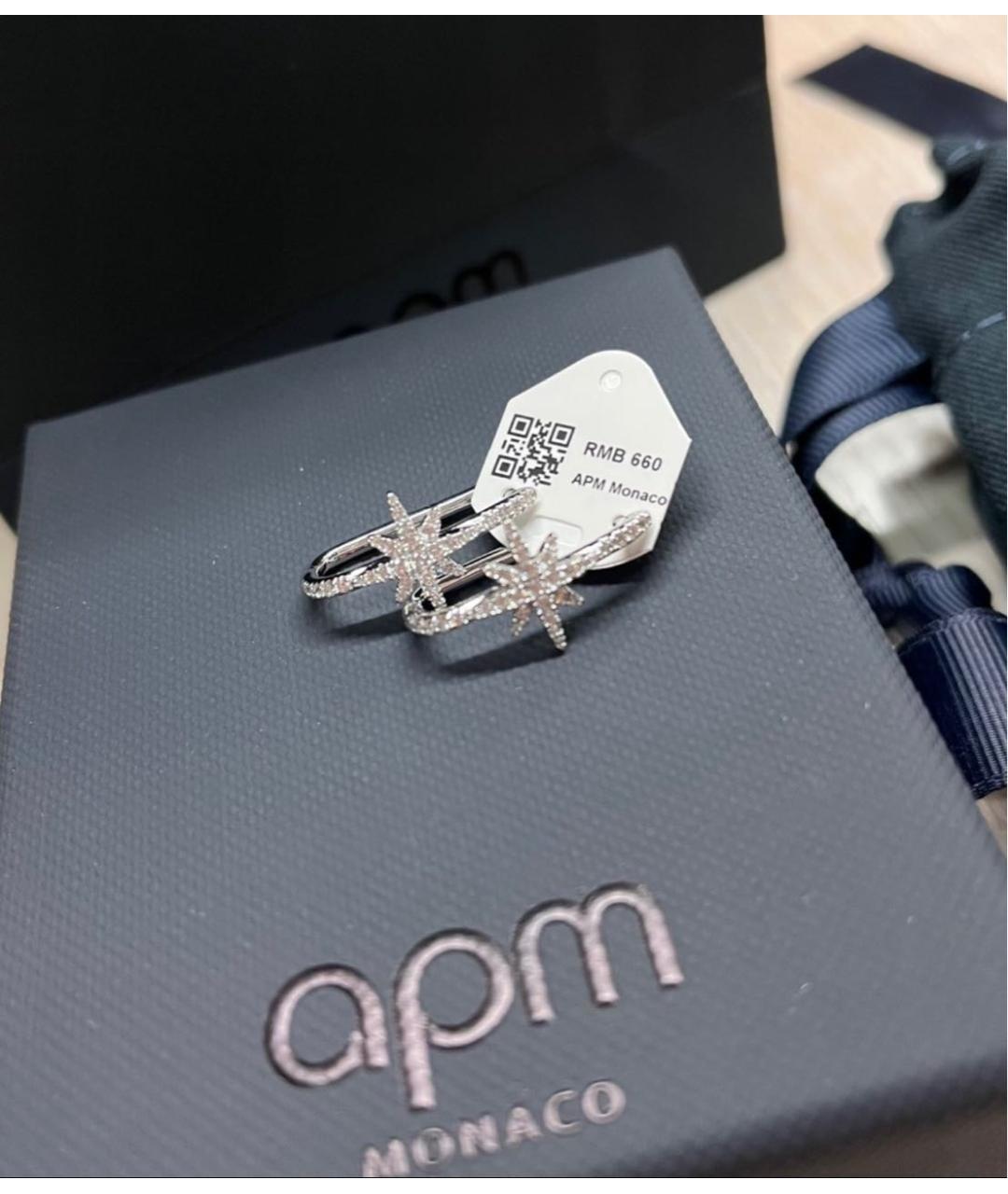 APM Monaco Серебряные серебряные серьги, фото 5