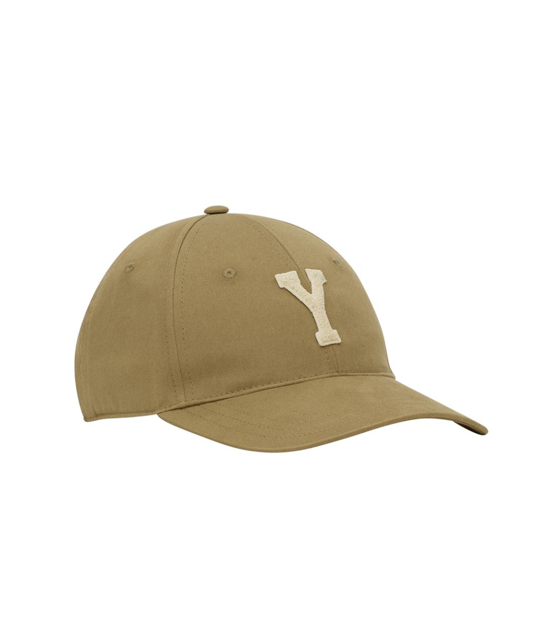 SAINT LAURENT Бежевая хлопковая кепка/бейсболка, фото 3