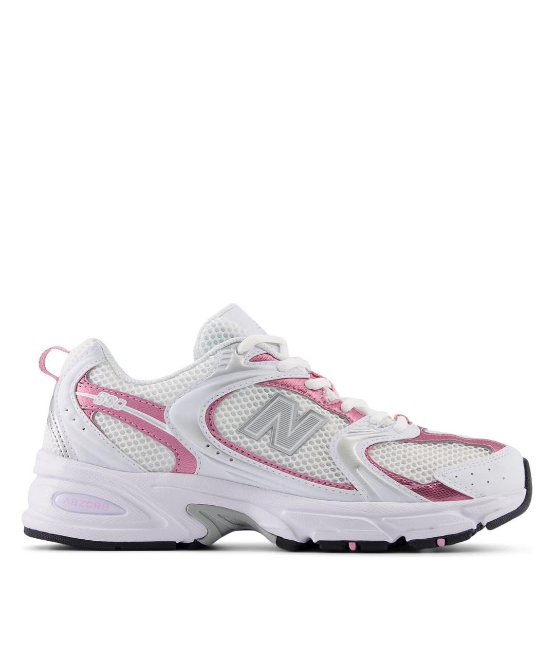 NEW BALANCE Белые синтетические низкие кроссовки / кеды, фото 9