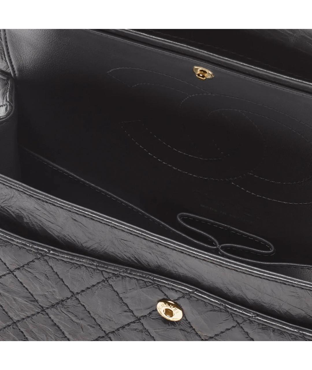 CHANEL Серая кожаная сумка через плечо, фото 4