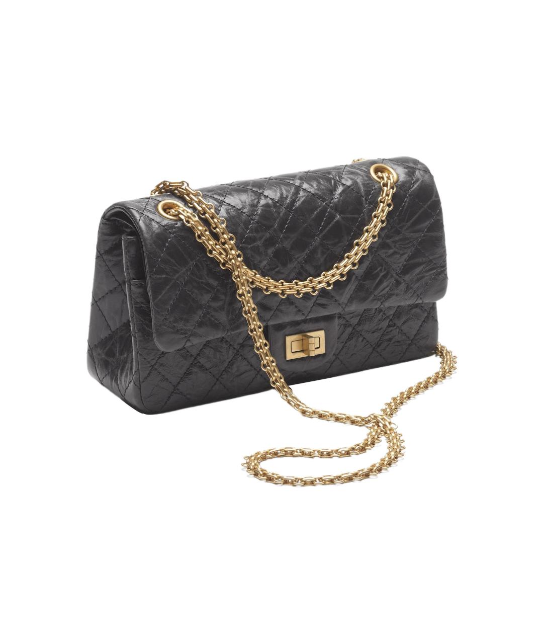 CHANEL Серая кожаная сумка через плечо, фото 2