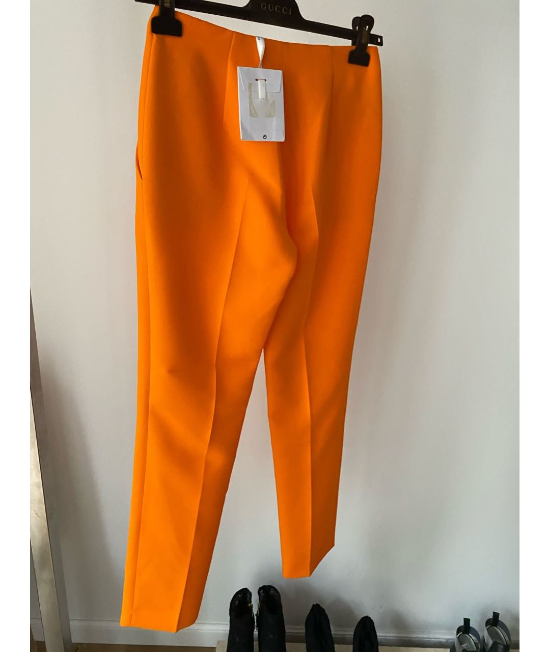 CHRISTIAN DIOR PRE-OWNED Оранжевое прямые брюки, фото 3