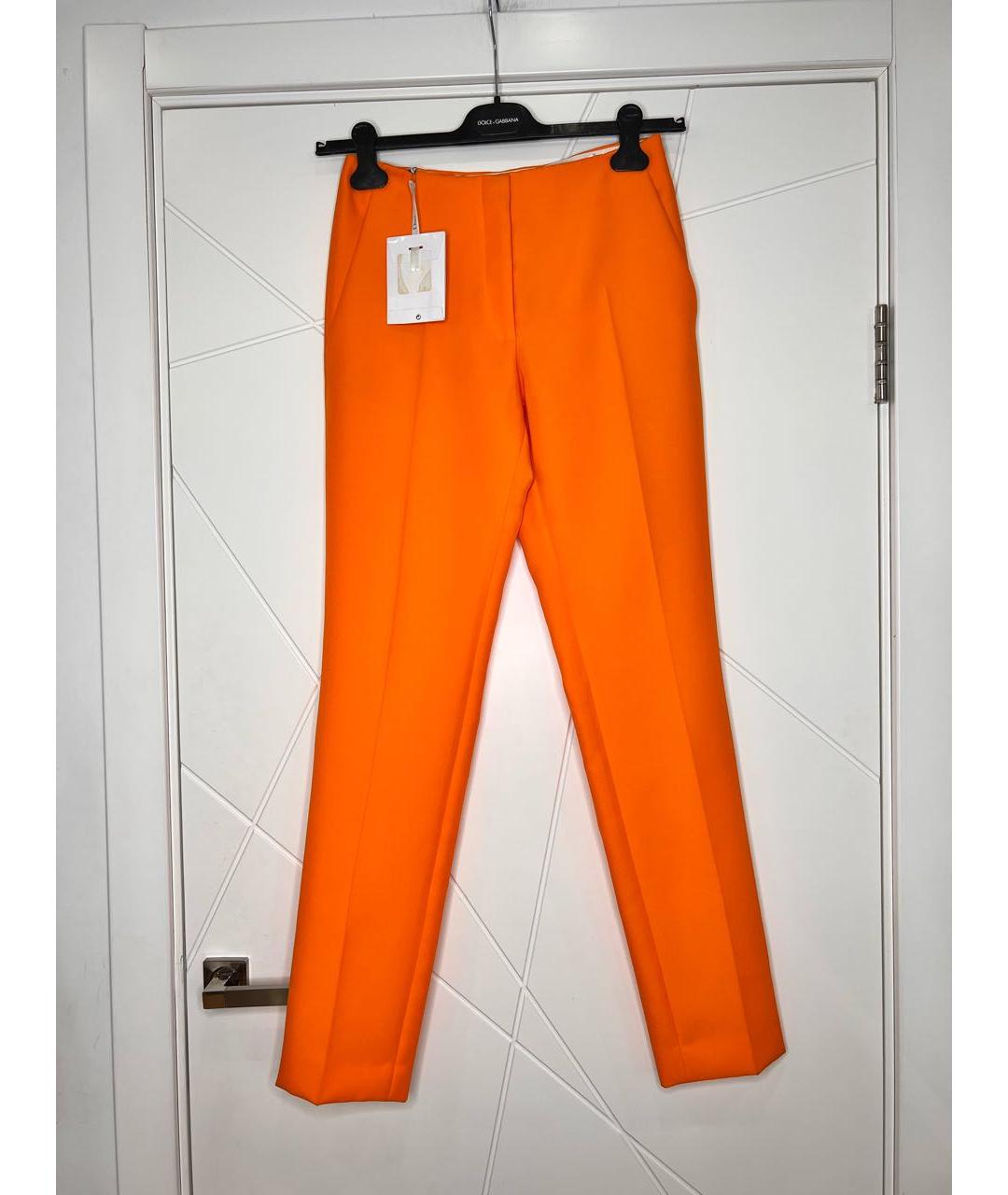 CHRISTIAN DIOR PRE-OWNED Оранжевое прямые брюки, фото 8