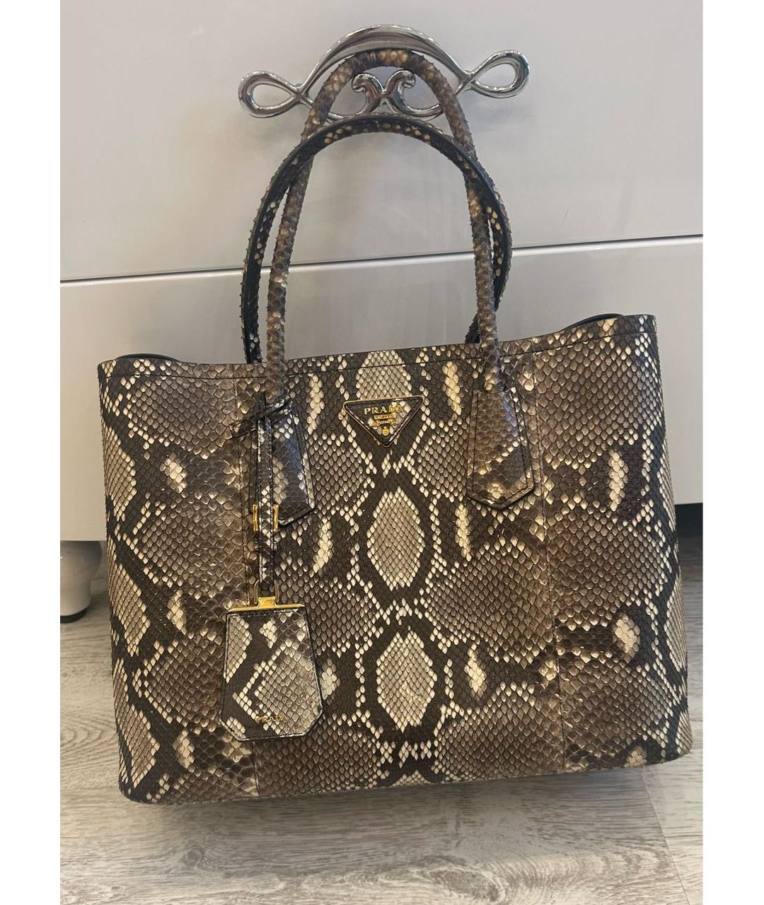 PRADA Мульти сумка тоут из экзотической кожи, фото 7