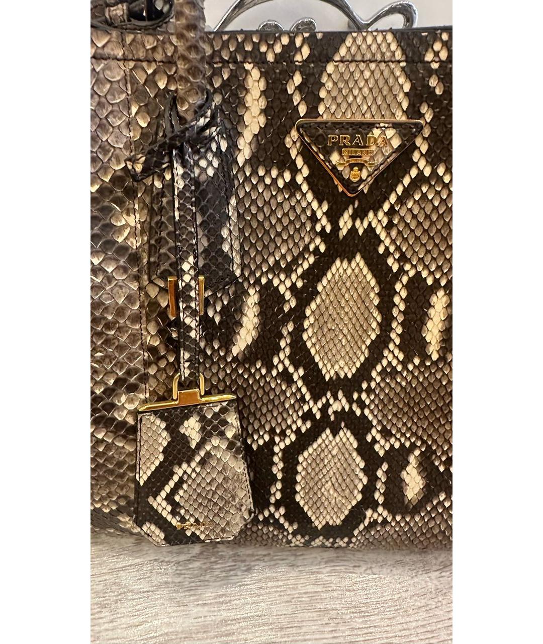 PRADA Мульти сумка тоут из экзотической кожи, фото 4