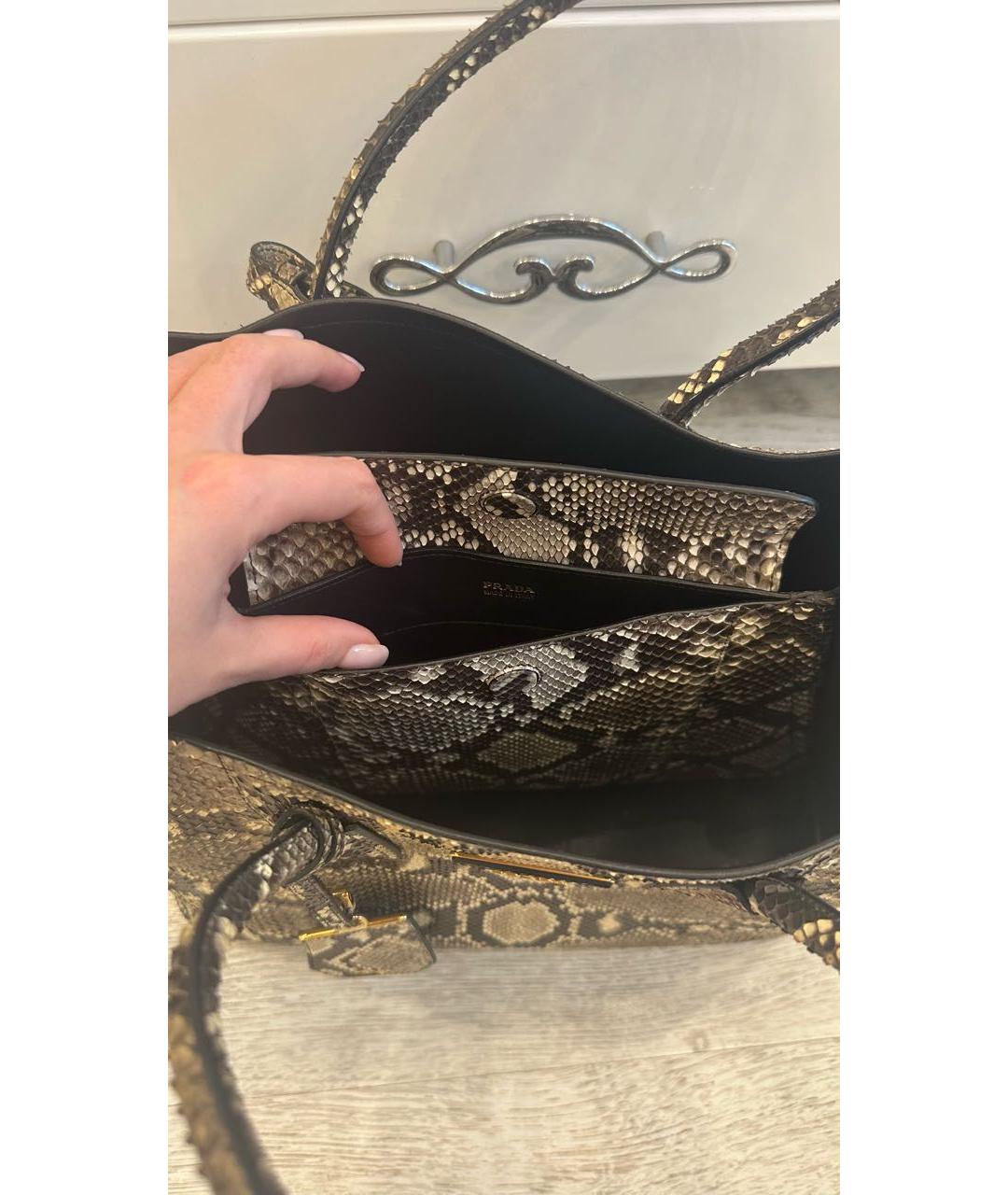 PRADA Мульти сумка тоут из экзотической кожи, фото 6