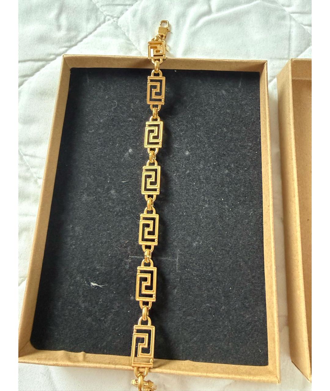 VERSACE Желтое позолоченное колье, фото 6