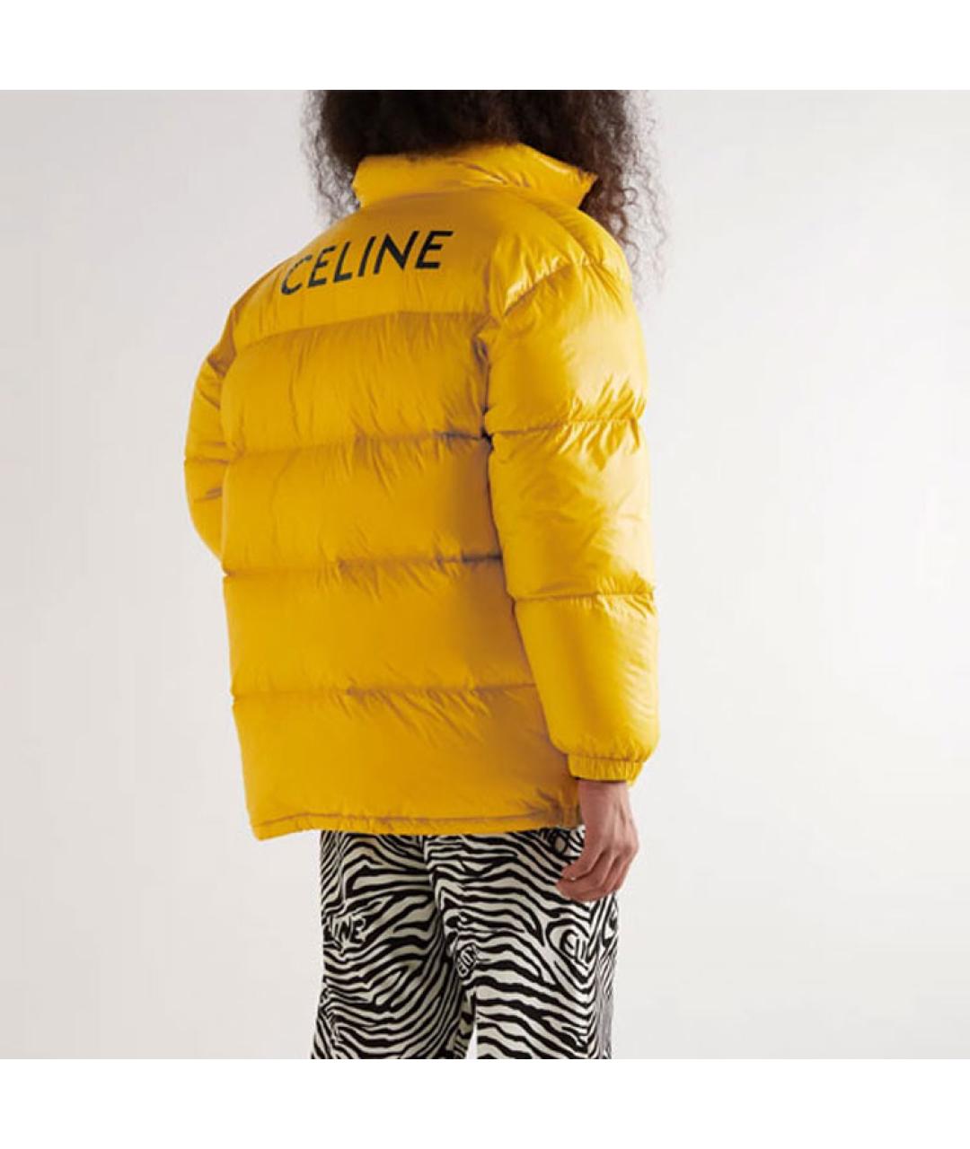 CELINE Желтый пуховик, фото 3