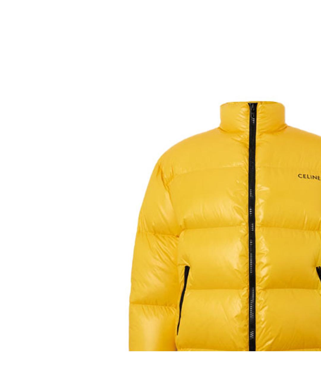 CELINE Желтый пуховик, фото 4
