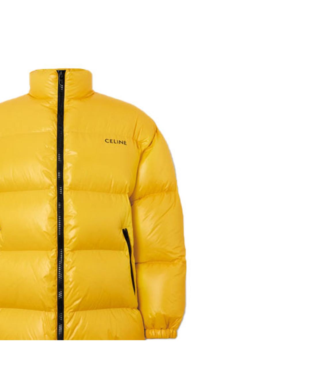 CELINE Желтый пуховик, фото 6