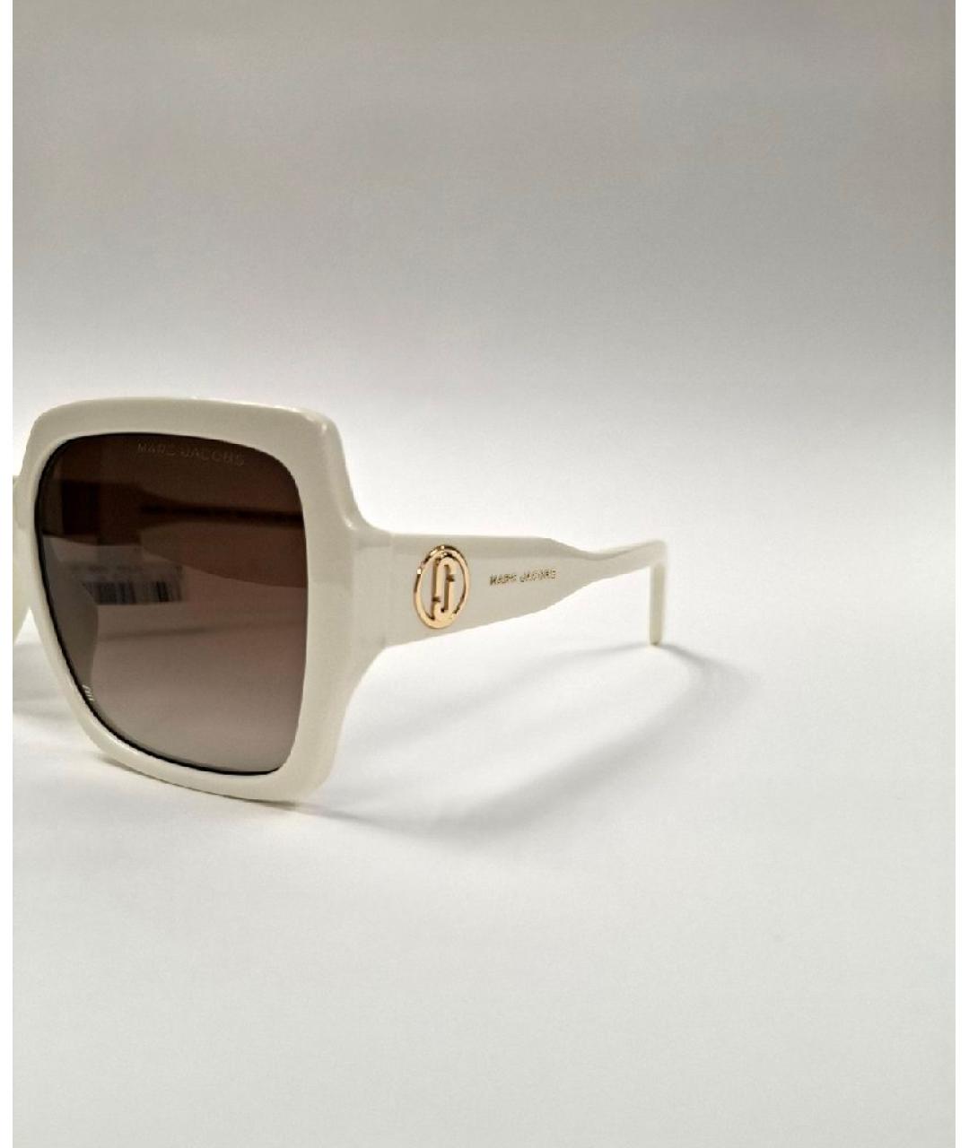 MARC JACOBS Белые пластиковые солнцезащитные очки, фото 3