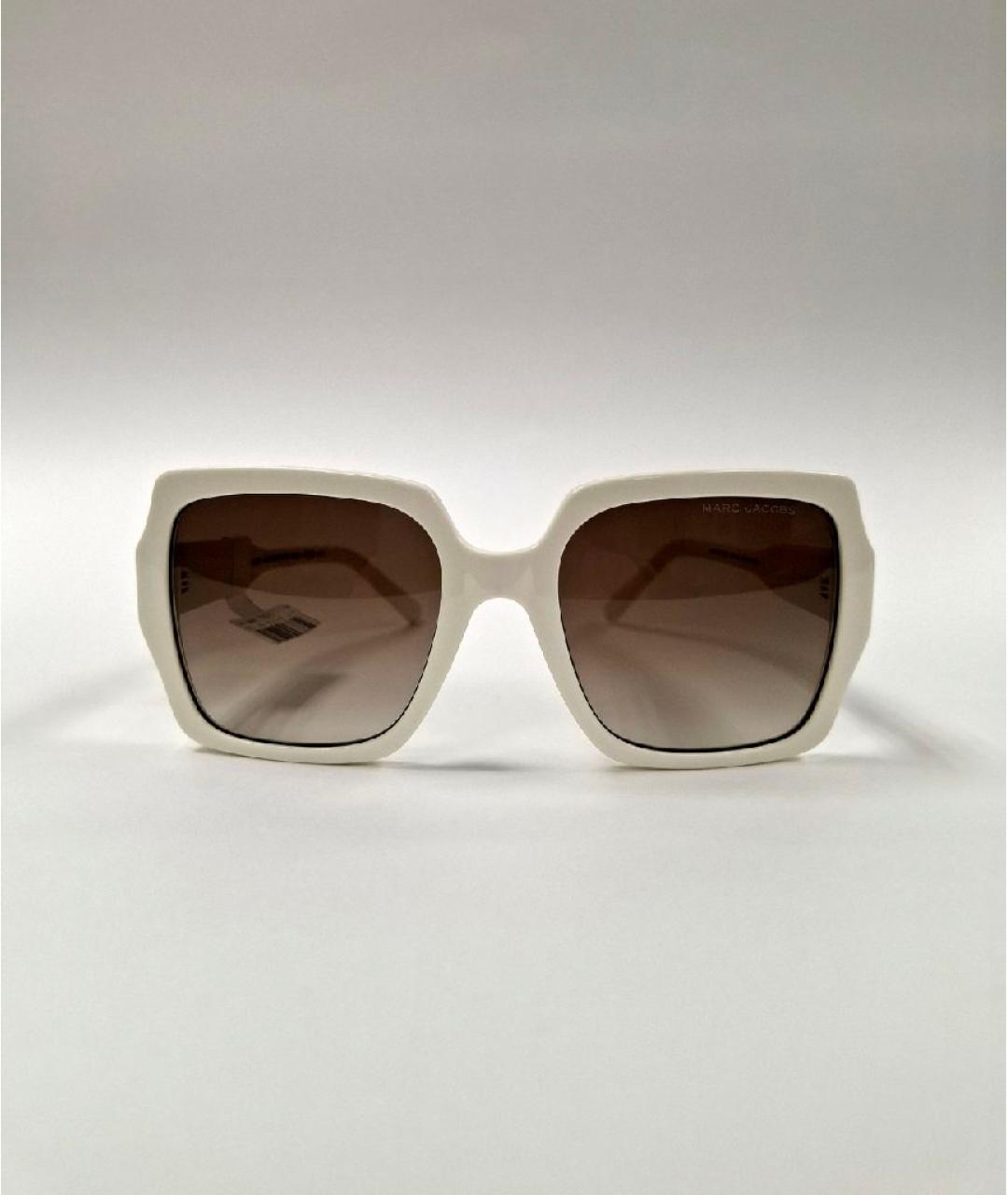 MARC JACOBS Белые пластиковые солнцезащитные очки, фото 4