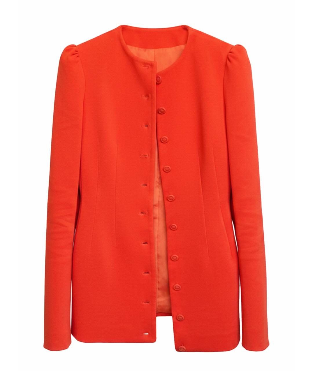 SPORTMAX Оранжевый полиэстеровый жакет/пиджак, фото 1