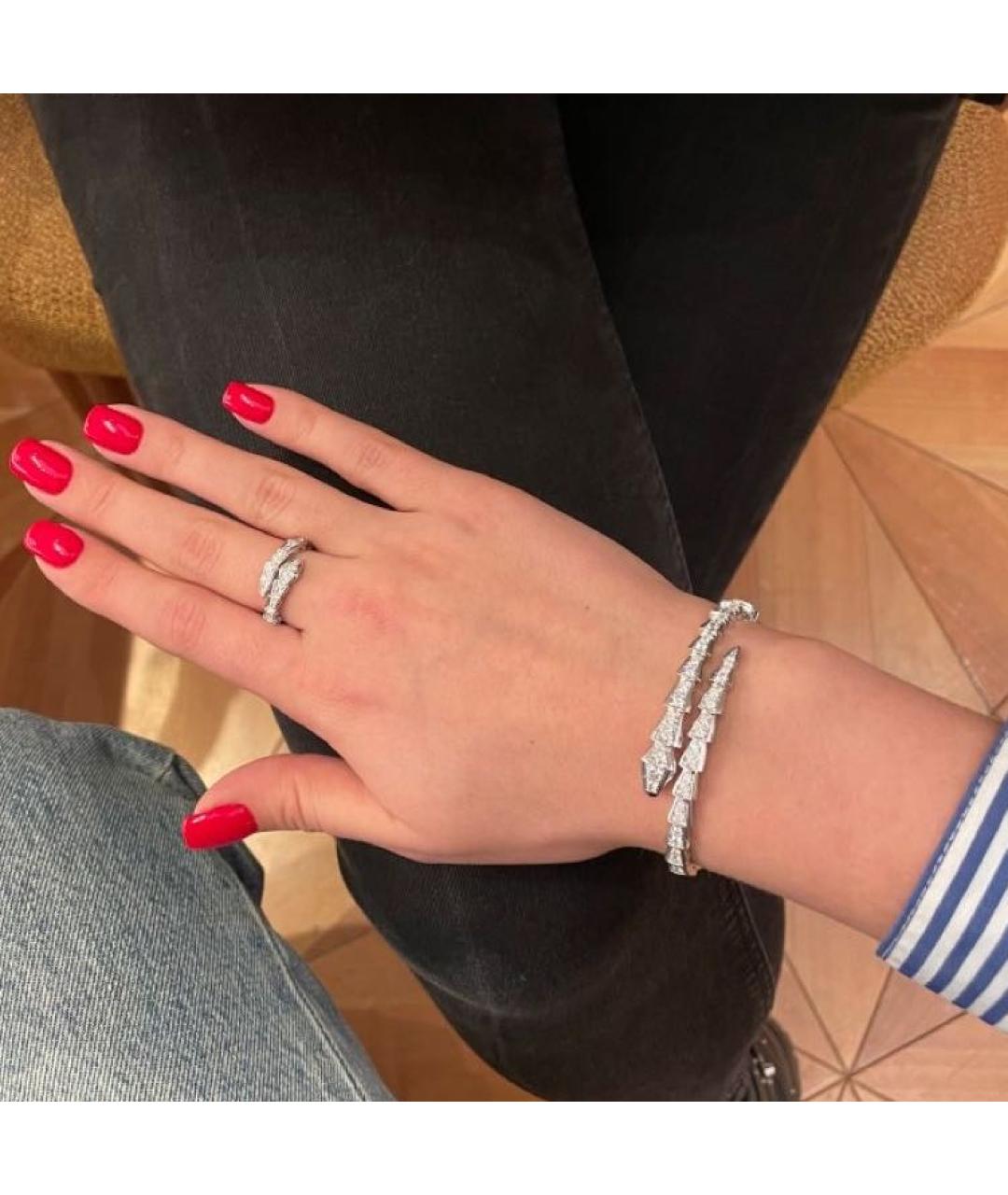 BVLGARI Белый браслет из белого золота, фото 4