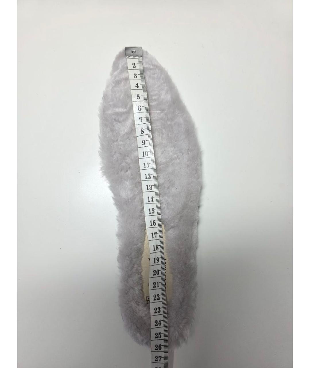 LORO PIANA Бежевые замшевые ботинки, фото 8