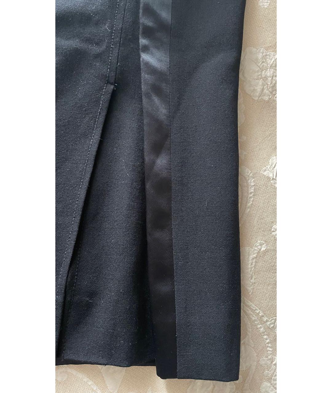 VALENTINO Черная шерстяная юбка миди, фото 4