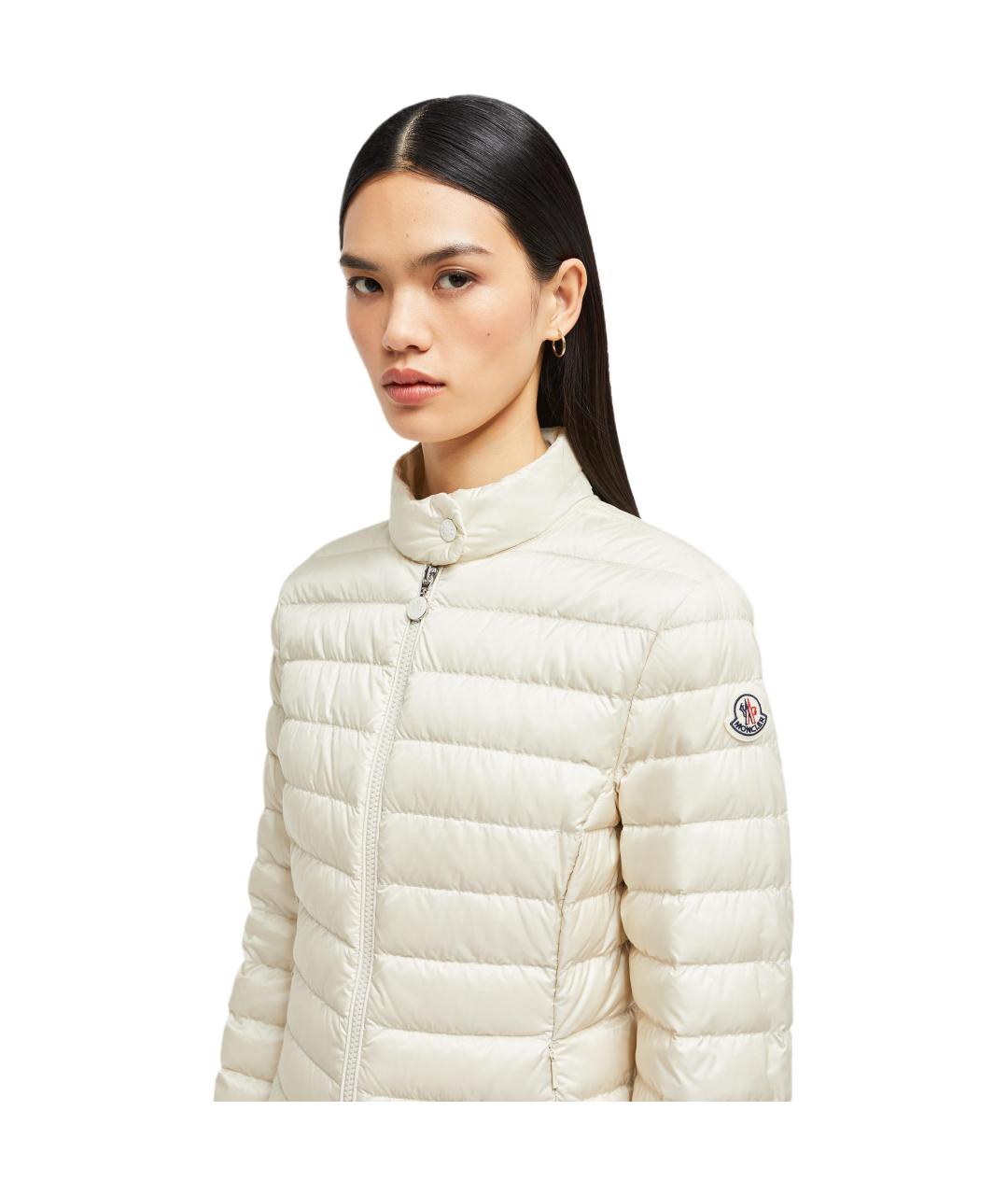MONCLER Бежевый пуховик, фото 4