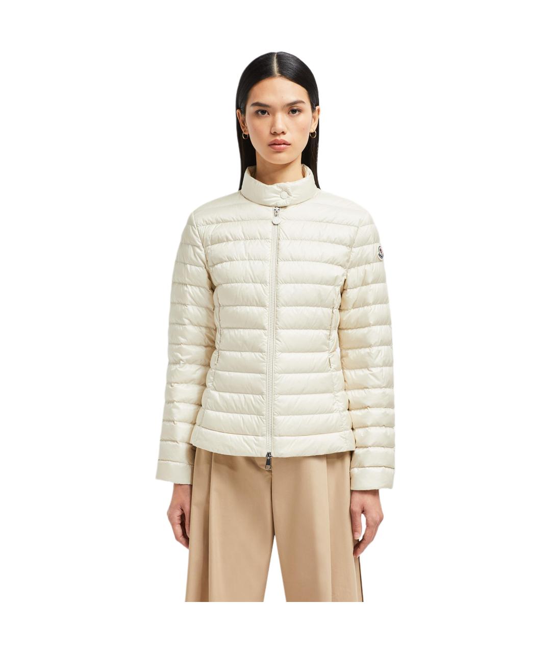 MONCLER Бежевый пуховик, фото 2