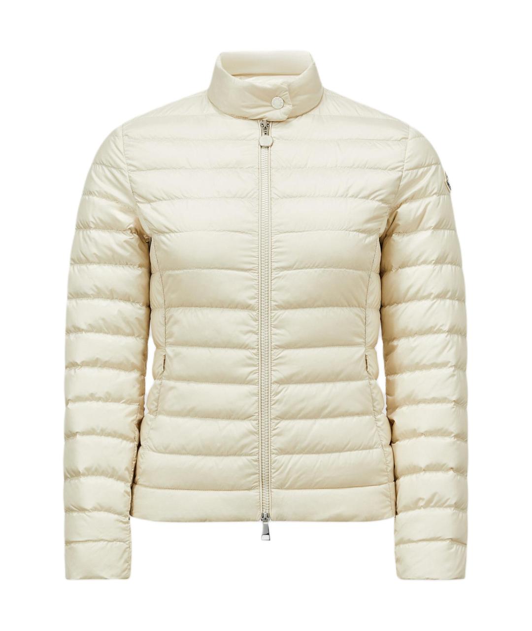 MONCLER Бежевый пуховик, фото 1