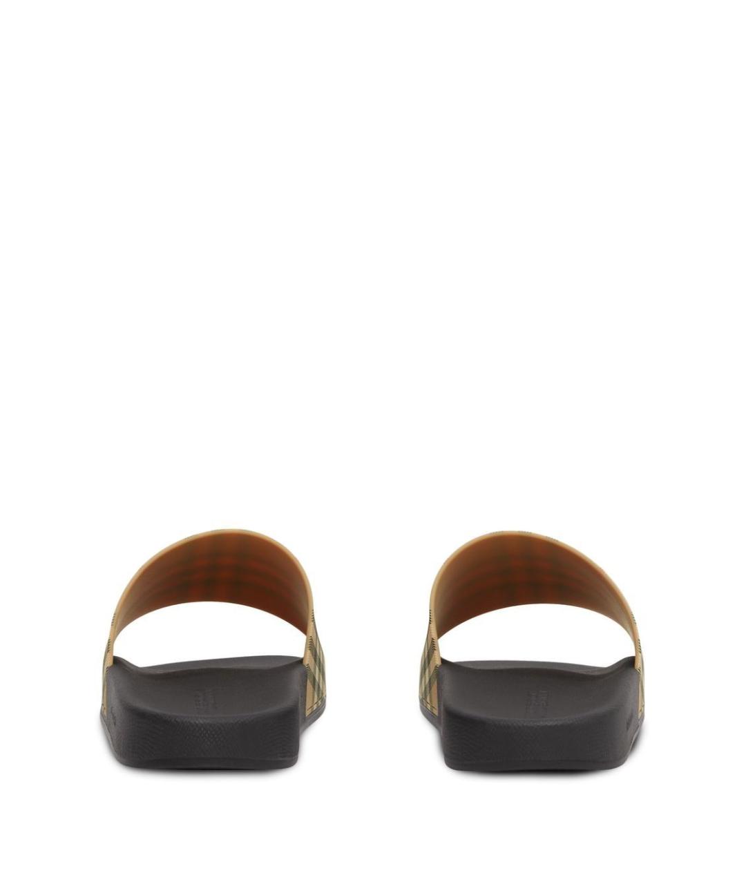 BURBERRY Бежевые шлепанцы, фото 2