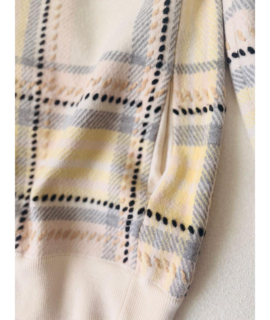 CHLOE Бежевый шерстяной джемпер / свитер, фото 4