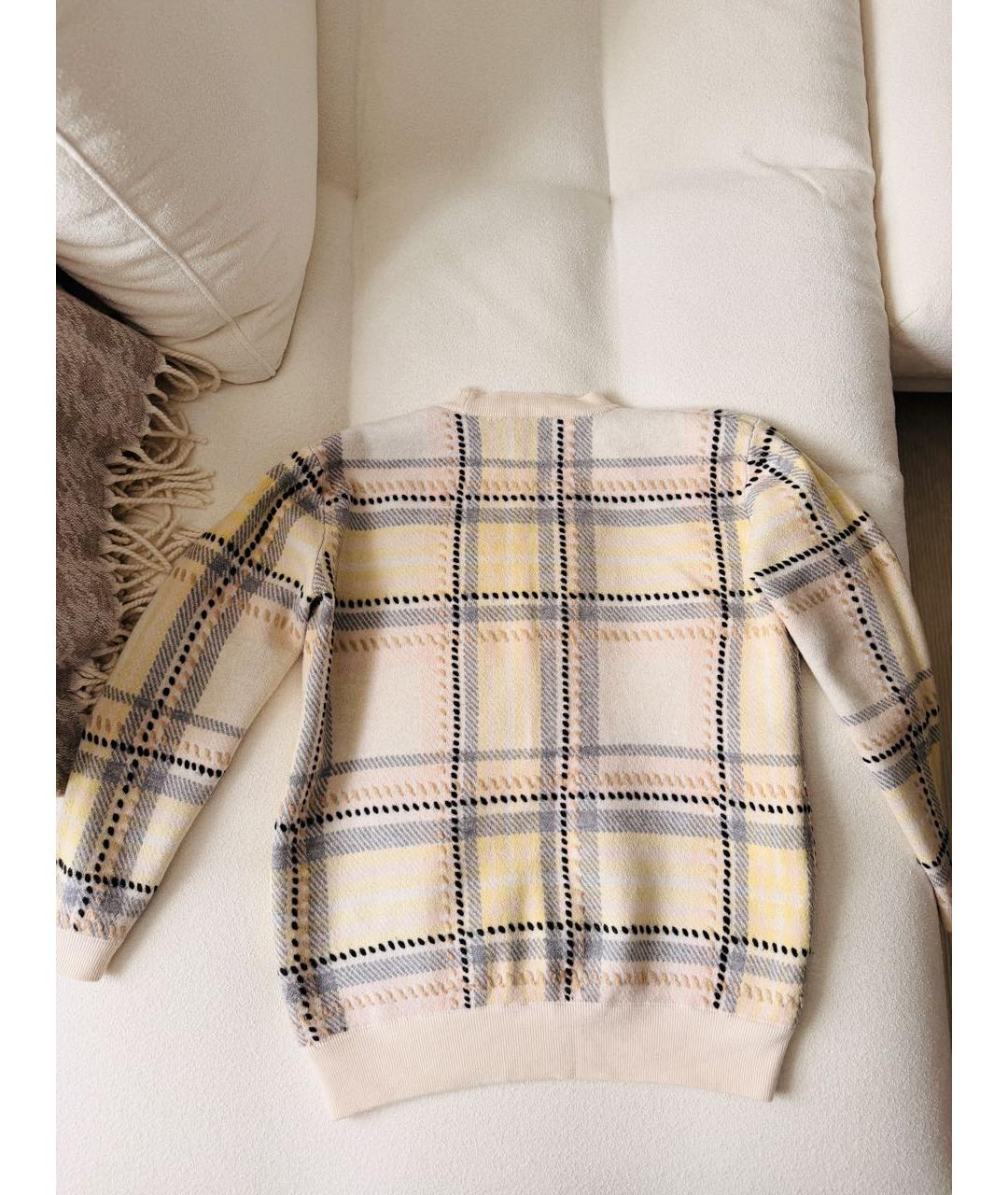 CHLOE Бежевый шерстяной джемпер / свитер, фото 2