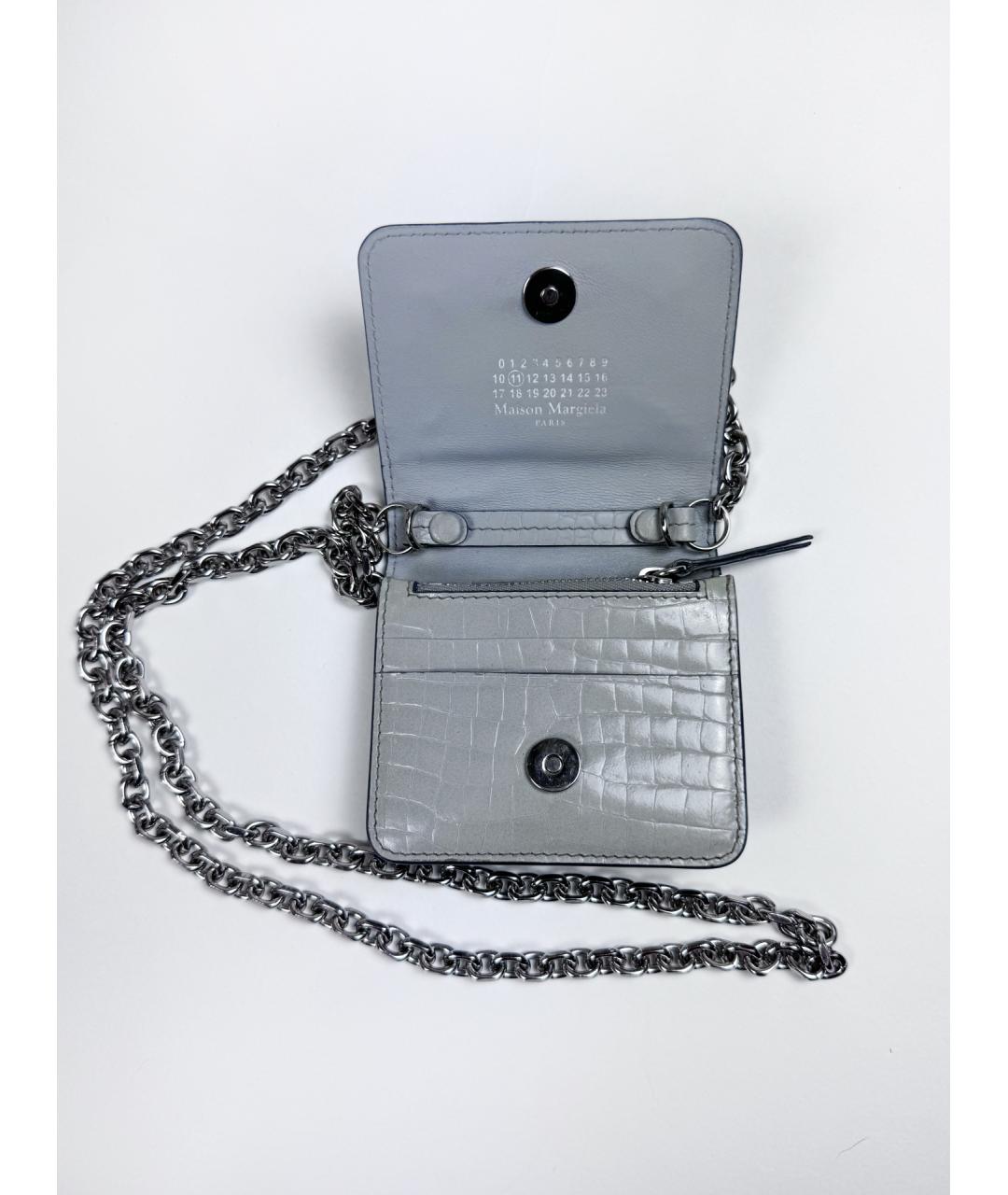 MAISON MARGIELA Серая сумка через плечо, фото 3